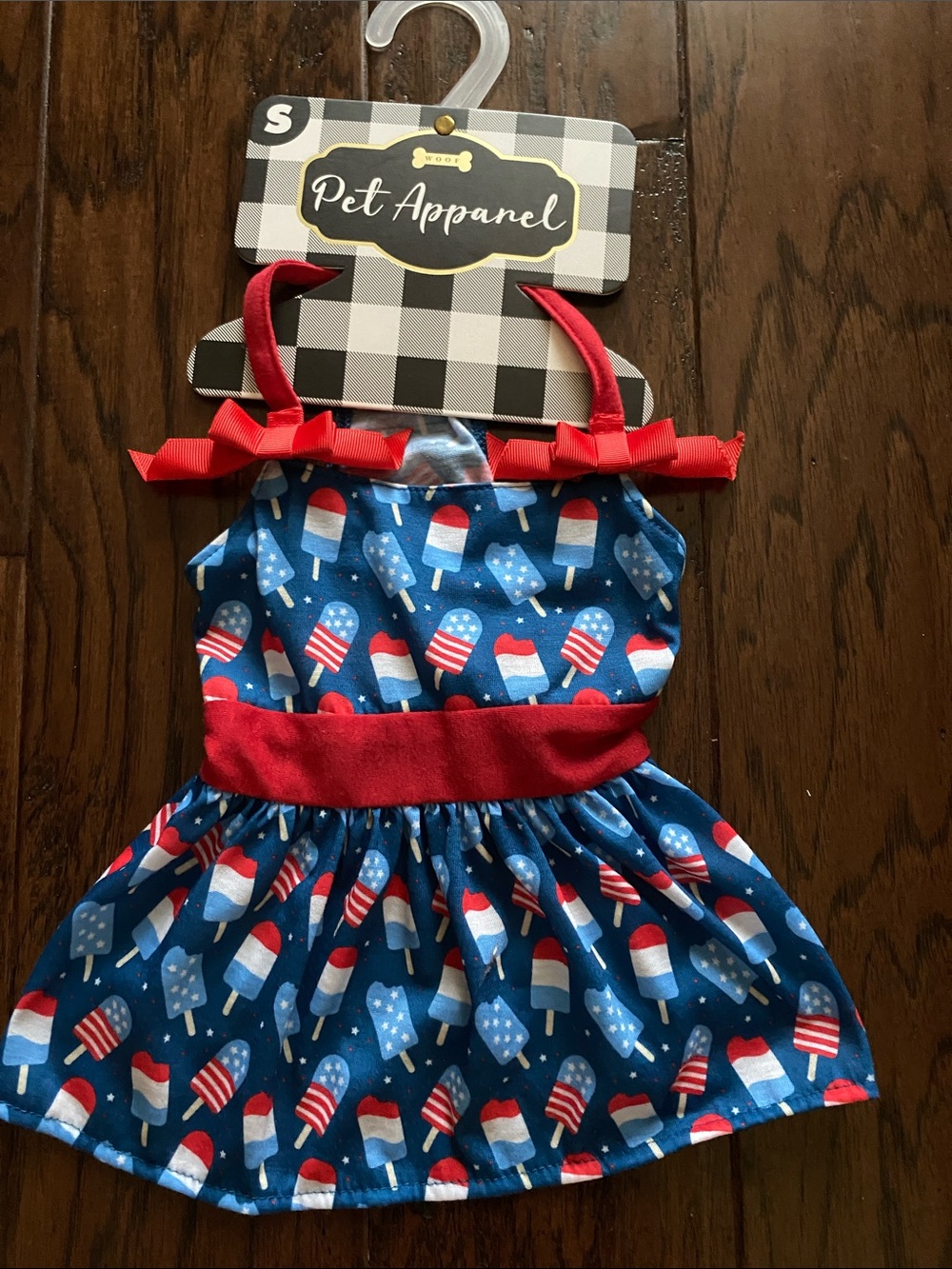 Patriotic Red, White & Blue Popsicle Sundress
